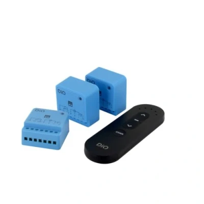 Afbeelding van Kit van 3 rolluikmodules met 5 kanaals afstandsbediening (433 MHz/Zigbee/BLE)