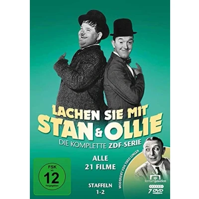 Afbeelding van Lachen Sie mit Stan &amp; Ollie Die ZDF Gesamtedition (Alle 21 Filme). 7 DVDs