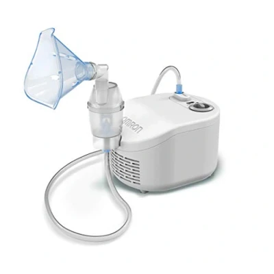 Afbeelding van OMRON Healthcare X101 Easy Nebulizer, Aerosolinhalator voor de eenvoudige behandeling van luchtwegaandoeningen zoals astma, hoest of allergieën, geschikt volwassenen en kinderen