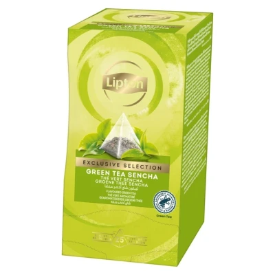 Afbeelding van thee Lipton Exclusive groene sencha 25x2gr