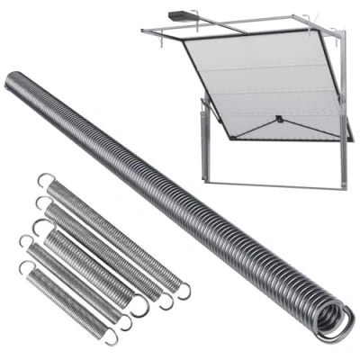 Afbeelding van Universele garagedeurveer trekveer scharnierende poort spanveer verzinkt verschillende maten (4/37/700 mm #E08534)