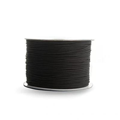 Afbeelding van Roman Blind Cord 1.2mm String Voor Oostenrijkse Festoen Cording (10m, Zwart)