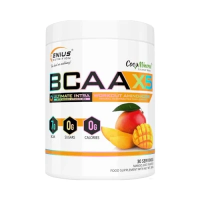 Afbeelding van Genius Nutrition BCAA X5 (360g) Mango