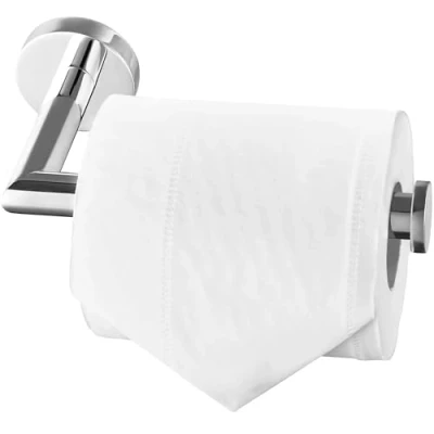 Afbeelding van HITSLAM Chrome Toilet Roll Houder WandmontageRvs Zilver Toiletpapier Waterdicht Rotateproof Tissue voor Badkamer.