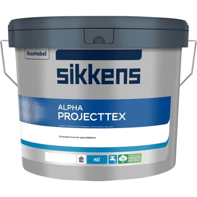 Afbeelding van Sikkens Alpha Projecttex Muurverf 5 liter Mengbaar