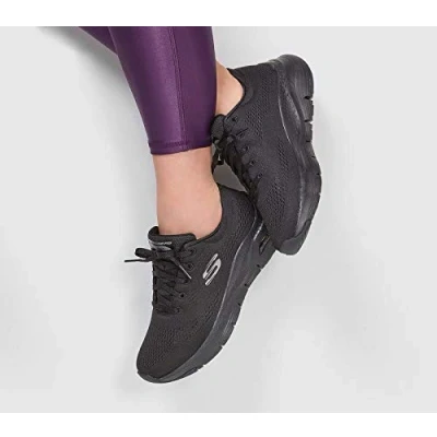 Afbeelding van Skechers ARCH FIT BIG APPEAL Sneaker dames, Zwarte Mesh Trim, 39 EU