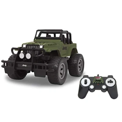 Afbeelding van Jamara Auto Jeep Wrangler Rc Jongens 1:14 Groen/zwart 2 delig