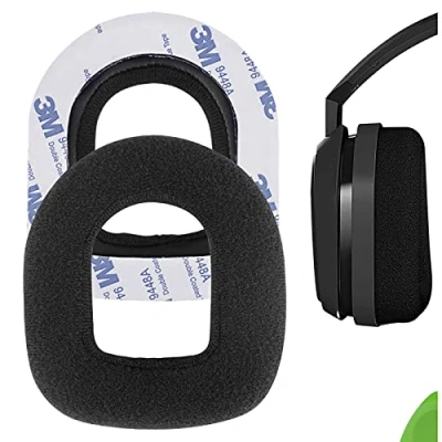Afbeelding van Geekria Comfort Velours vervangende oorkussens voor ASTRO A10 Gaming Headset Hoofdtelefoon Oorkussens, Oorkussen Reparatie Onderdelen (zwart)