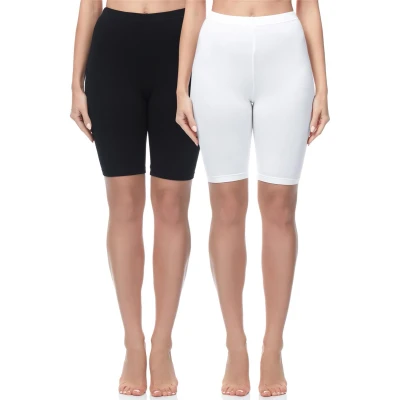 Afbeelding van Merry Style Dames Korte Legging 2 Pack MS10 200 (Zwart/Wit(2Pack), XS)