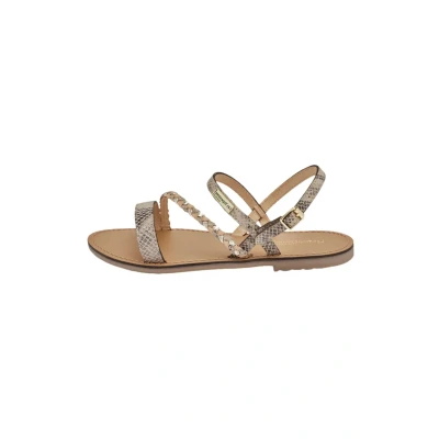 Afbeelding van Les Tropeziennes par M Belarbi Batresse Sandalen, Dames, Maat: 41, Beige serpent Leer