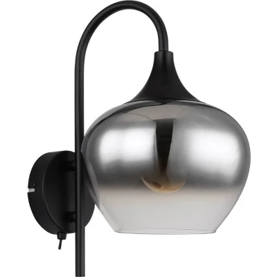Afbeelding van Globo wandlamp Maxy zwart metaal 15548W
