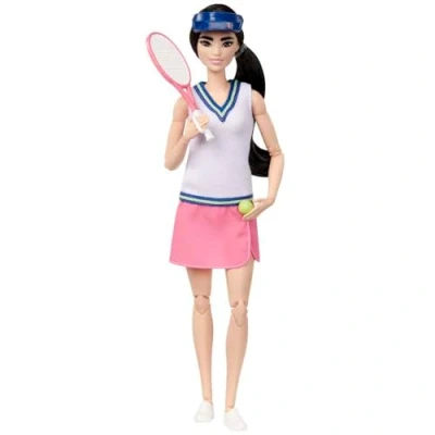 Afbeelding van Barbie Made to Move Tennisspeelster Barbiepop