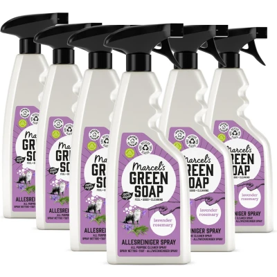 Afbeelding van 6x Marcel&#039;s Green Soap Allesreiniger Spray Lavendel &amp; Rozemarijn 500 ml