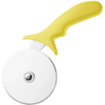 Afbeelding van Hygiplas RVS pizzawiel geel 10cm