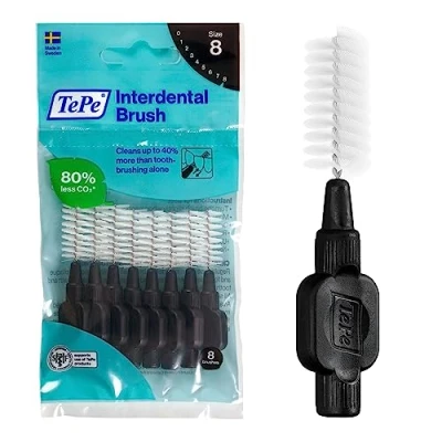 Afbeelding van 10x TePe Interdentale Ragers Original 1,5 mm Zwart blister à 8 stuks