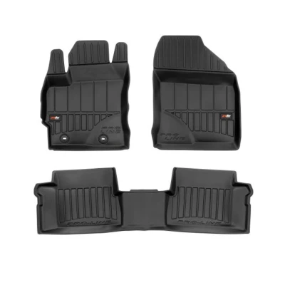Afbeelding van FROGUM proLine 3D 3D425484 Vloermatset Rubber voor en achter 3 Zwart Op maat gemaakt TOYOTA: Auris Hatchback