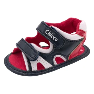 Afbeelding van Chicco Sandalen met dubbele klittenbandsluiting, jongens 0 24, 17 EU, Blauw, EU