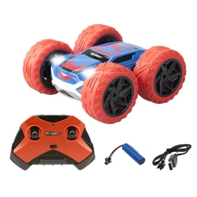 Afbeelding van Silverlit Exost All Terrain afstandsbedieningsauto 360 Cross Rood Inclusief batterij Rijden aan 2 zijden op + LED koplampen Snelheid: 12 km/u Speelgoed voor kinderen vanaf 5 jaar