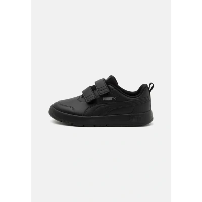 Afbeelding van Puma Courtflex Unisex Hardloopschoenen neutraal voor kinderen, Maat: 34, Black/cast iron Hoogwaardig imitatieleer