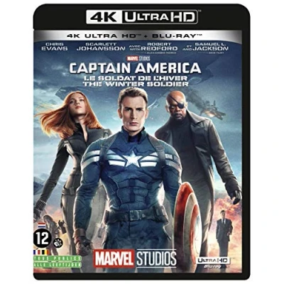 Afbeelding van Captain America The Winter Soldier (4K Ultra HD Blu ray) (Import geen NL ondertiteling)