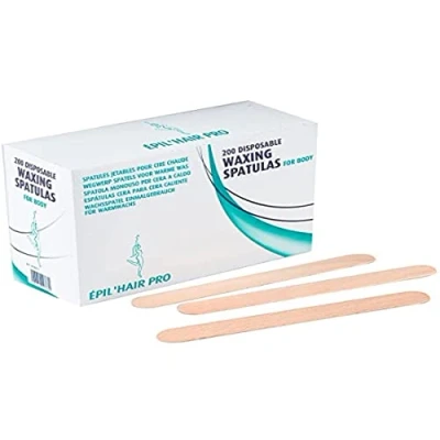 Afbeelding van Sibel Epil Hair Pro Hars Spatels Hout 200 stuks
