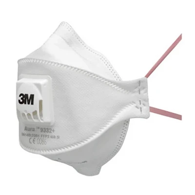 Afbeelding van 3M Aura™ 9332+ Fijnstofmasker met ventiel FFP3 D 10 stuk(s) EN 149:2001, 149:2009 DIN