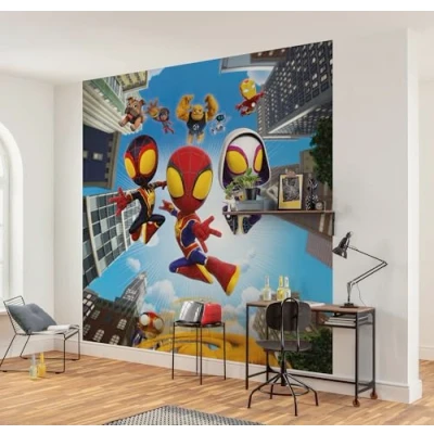Afbeelding van Komar Kinderbehang Marvel Spidey and His Amazing Friends Web Spinners (1 stuk)