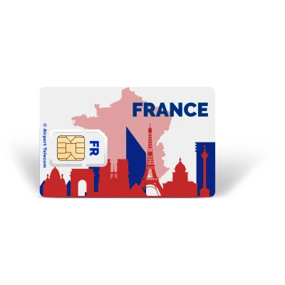 Afbeelding van eSIM Frankrijk Unlimited 14 Dagen Data Prepaid Met Snel 4G/5G Internet En Bellen Op Reis In Europa Airport Telecom