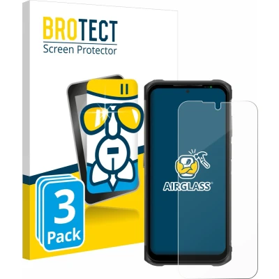 Afbeelding van BROTECT AirGlass Vetro (3 Stuk, Ulefone Armor 12S), Smartphone beschermfolie, Transparant