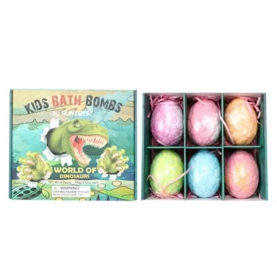 Afbeelding van Badbommen voor kinderen, 6 stuks, badbommen, cadeauset, badbruisballen met verrassing, organische badaccessoire, badbal, verjaardagscadeau, kerstcadeau meisjes