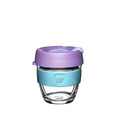 Afbeelding van KeepCup Brew, herbruikbare koffiekop gehard glas en spatwaterdichte sipper, S 8oz/227ml Moonlight