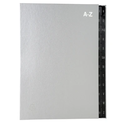 Afbeelding van Sorteermap Ordonator A Z 24vak zilver per 8