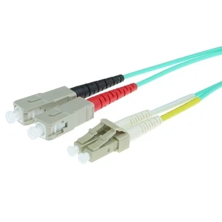 Afbeelding van Glasvezelkabel OM3 LC/SC 0.5 meter (Duplex, 50/125μm, UPC)