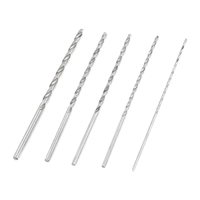 Afbeelding van Tyenaza 5 stuks extra lange spiraalboren, 150 mm, 2 rechte schacht, HSS, spiraalborenset, voor hout van kunststof en aluminium