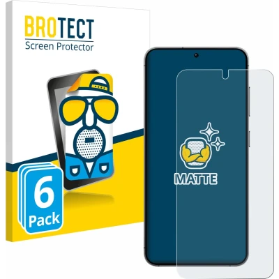 Afbeelding van BROTECT (6 Stuks) Antireflecterende Beschermfolie voor Samsung Galaxy S24 Anti Glare Screen Protector, Mat, Ontspiegelend