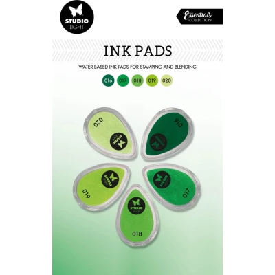 Afbeelding van Studio Light Ink Pads Waterbased Groen tinten SL ES INKP04 215x130mm