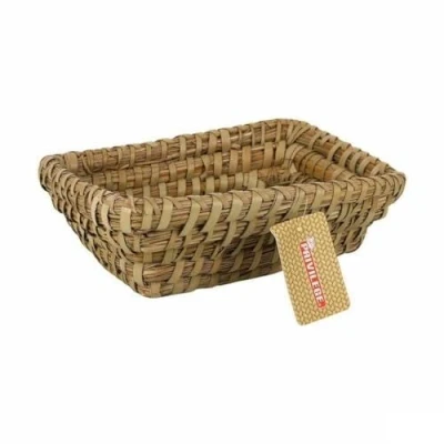 Afbeelding van Veelzijdige mand Privilege Korne Bruin vlechtwerk Rechthoekig 20 x 15 7 cm (36 Stuks)