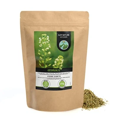 Afbeelding van herderstasje thee (250g), kruid, gesneden, zacht gedroogd, 100% puur en natuurlijk voor de bereiding van thee, kruidenthee