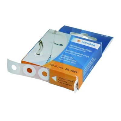 Afbeelding van Versterkingsringen Herma Wit 500 stuks