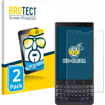 Afbeelding van BROTECT Screenprotector voor BlackBerry Key2 LE Folie Beschermfolie transparant (2 Stuks)
