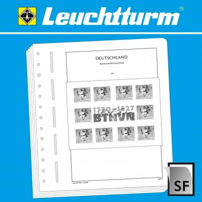Afbeelding van Supplement jaar: 2023 Duitsland, type: HBL Bladen voor uit Postzegelboekjes (1 st.) Leuchtturm, voordrukbladen (champagnekleurig)