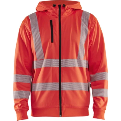 Afbeelding van Blaklader High Vis Hoodie met rits 3565 2538 Rood