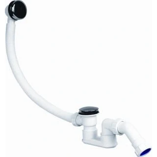 Afbeelding van McAlpine badsifon met waste BT10 clicker 40mm lengte 800 mm