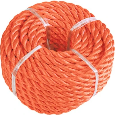Afbeelding van Windhager Touw van polypropyleen, outdoor touw, reeptouw, tuintouw, multifunctioneel brei, aanmeerlijn, gedraaid, 8 mm x 10 m, oranje, 05789