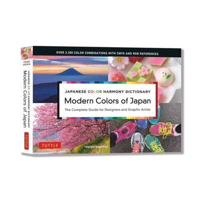 Afbeelding van Modern Colors of Japan: Japanese Color Harmony Dictionary: The Complete Guide for Designers and Graphic Artists (Over 3,300 Combinations Patterns with CMYK RGB References)
