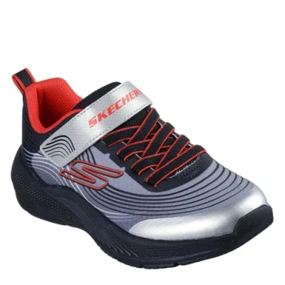 Afbeelding van Skechers Microspec Advance Sneaker voor jongens, Zwart, 8 UK Child