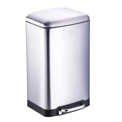 Afbeelding van Pedaalemmer 20L Soft Close Zilver