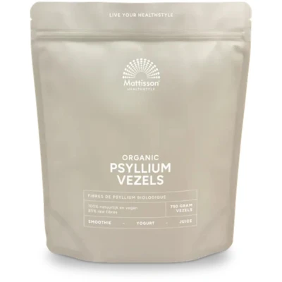 Afbeelding van Mattisson Biologische Psyllium Vezels 750 gram