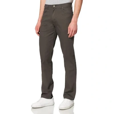 Afbeelding van Wrangler Herenjeans, regular, regular fit, rechte pijp, donker antraciet, 33W / 30L