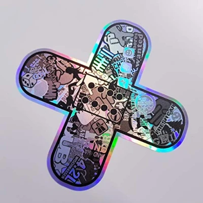 Afbeelding van folien zentrum Oilslick pleister zwart 8,5 x cm hoogwaardige sticker auto tuning OEM &amp; JDM autosticker grappige stickers voor stickerbomb Made in Germany